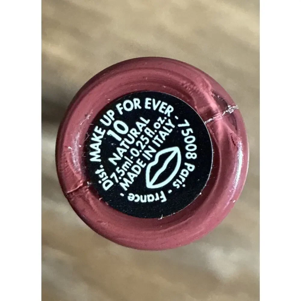 MAKE UP FOR EVER ARTIST NUDE CREME LIQUID LIPSTICK ~10 Natural~ New No Box